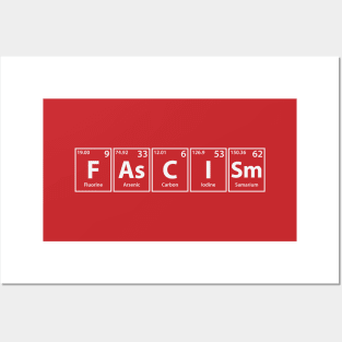 Fascism (F-As-C-I-Sm) Periodic Elements Spelling Posters and Art